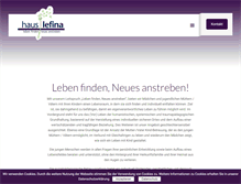 Tablet Screenshot of haus-lefina.de